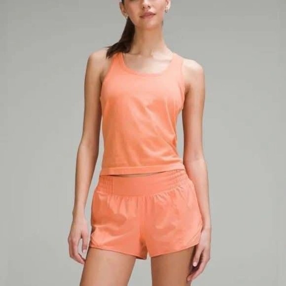 Lululemon Swiftly Tech Racerback Tank Top Women's Size 8 Orange Sleeveless - Picture 1 of 6